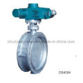 Multi-Layer Metal Hard Seal Flange Pneumatic Butterfly Valve